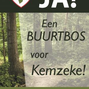 Folder van de actie voor het behoud van de Nonnenbos - mei 2020